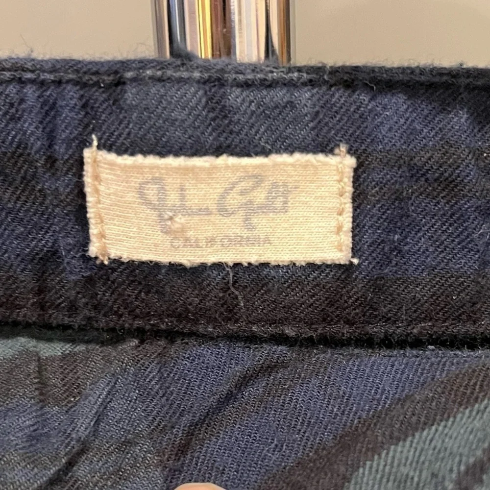 🛼🍕🪻Brandy Melville John Galt mini skirt tartan plaid side zip CLOSEOUT